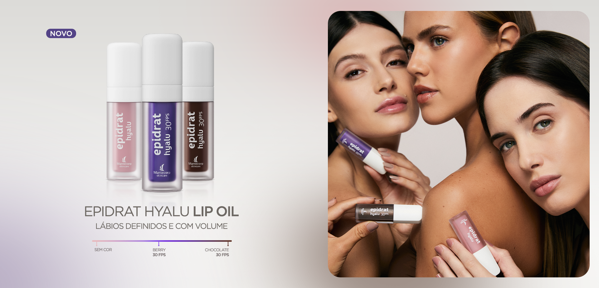 banner lançamento lip oil